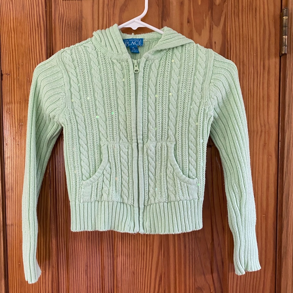 Zip up sweater with hood